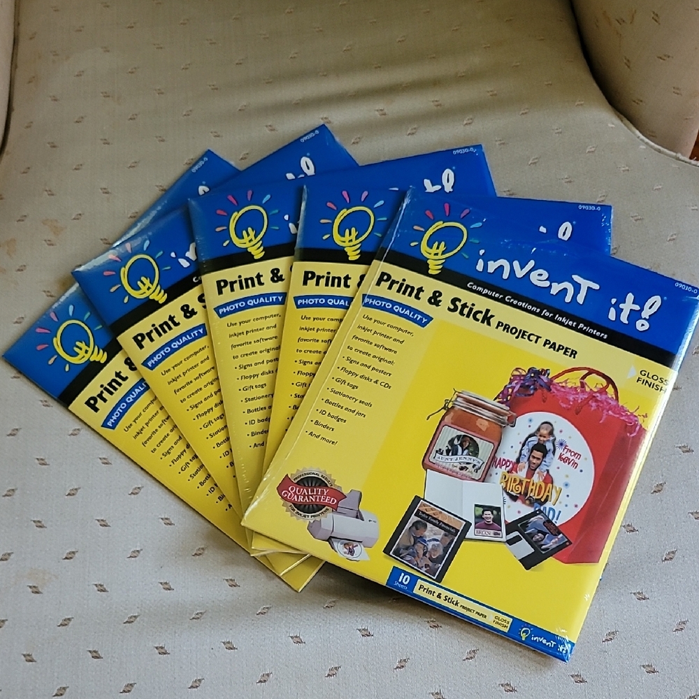 Invent It! Print & Stick Project Paper